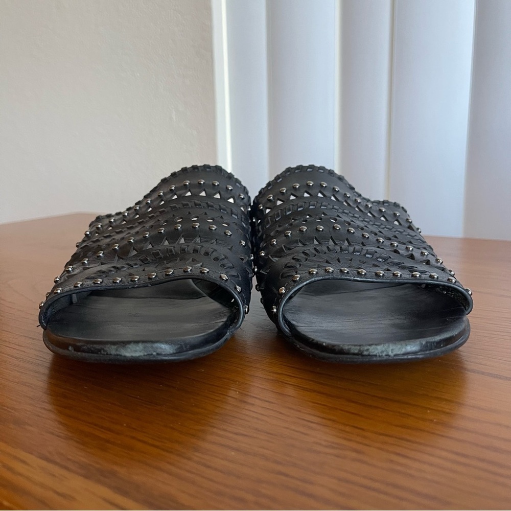 Brighton Neo Mule Leather Sandals Black Size 9.5 - Picture 8 of 16
